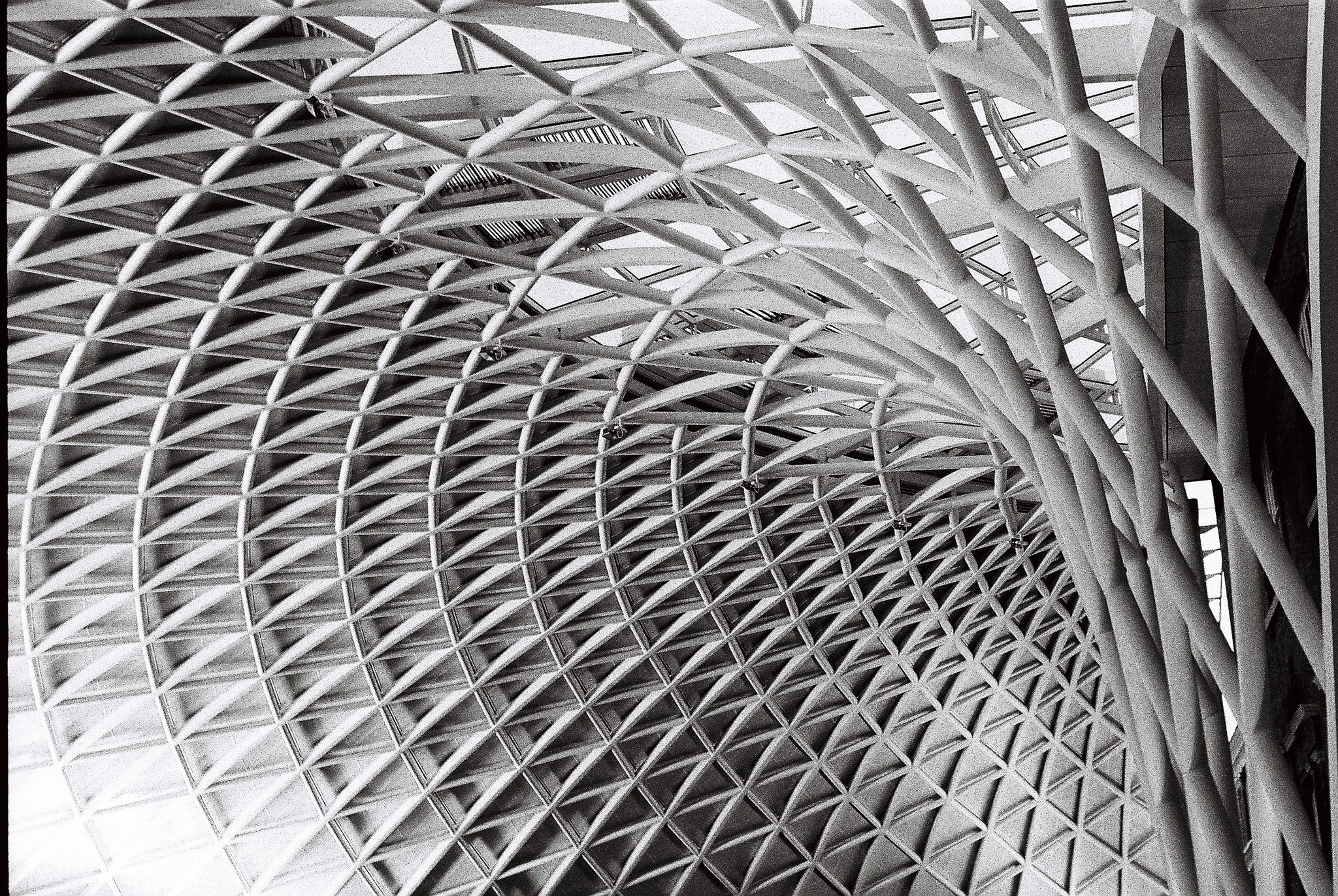 The ceiling of Kings Cross station